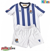 Camiseta Real Sociedad Primera Equipación para niños 2025-26 manga corta (+ pantalones cortos)